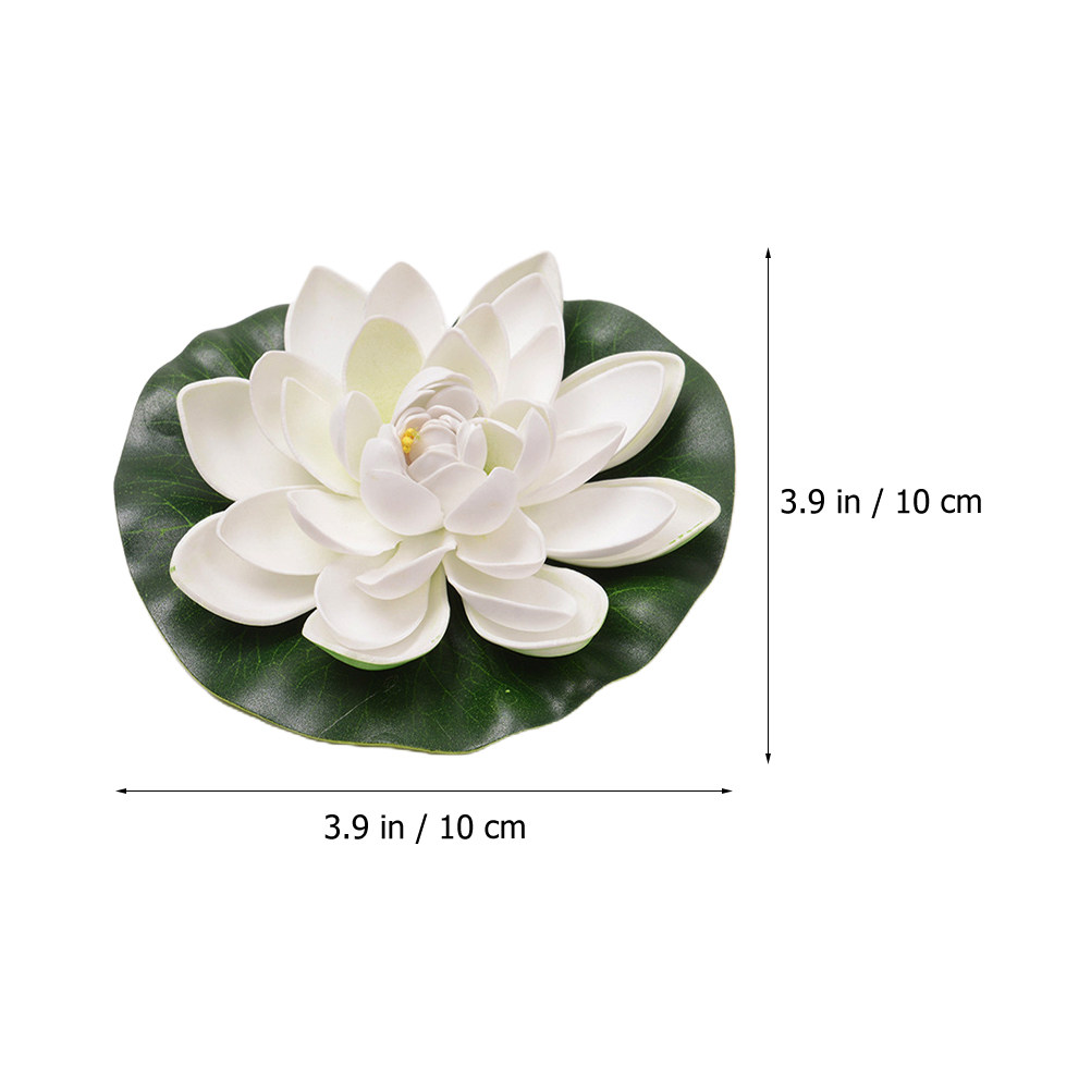 8Pcs Simulation Lotus Floating - огляд і ціна Aquarium Decor