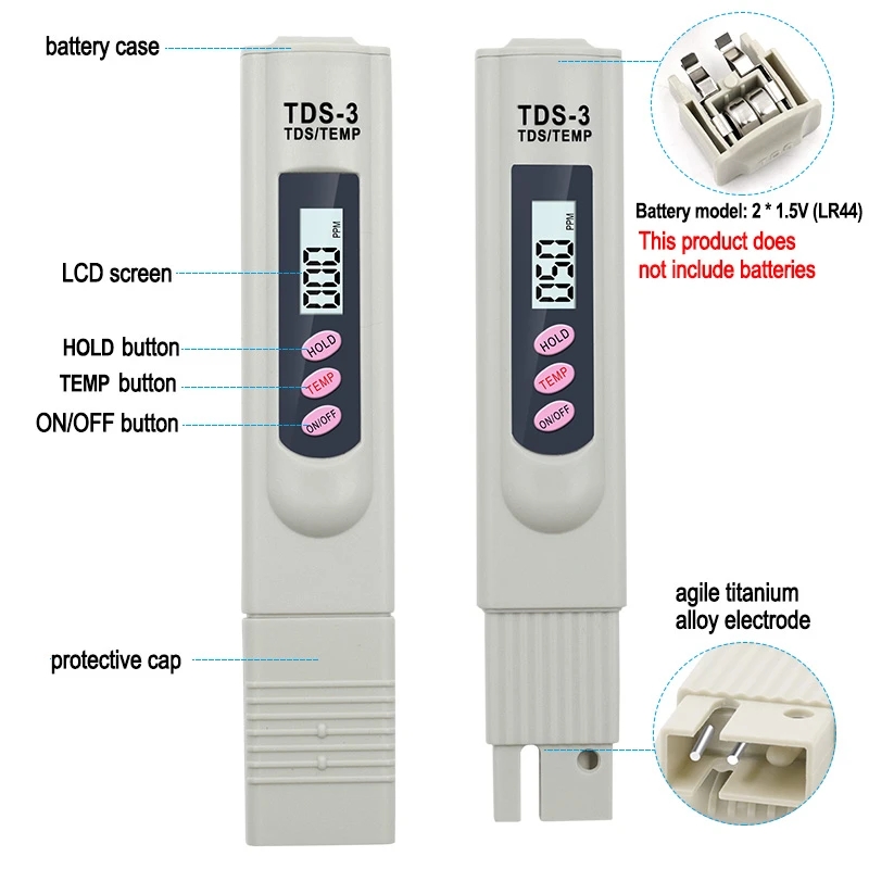 1/3 Pcs Portable LCD Digital T - огляд і ціна Fish Tank Filter