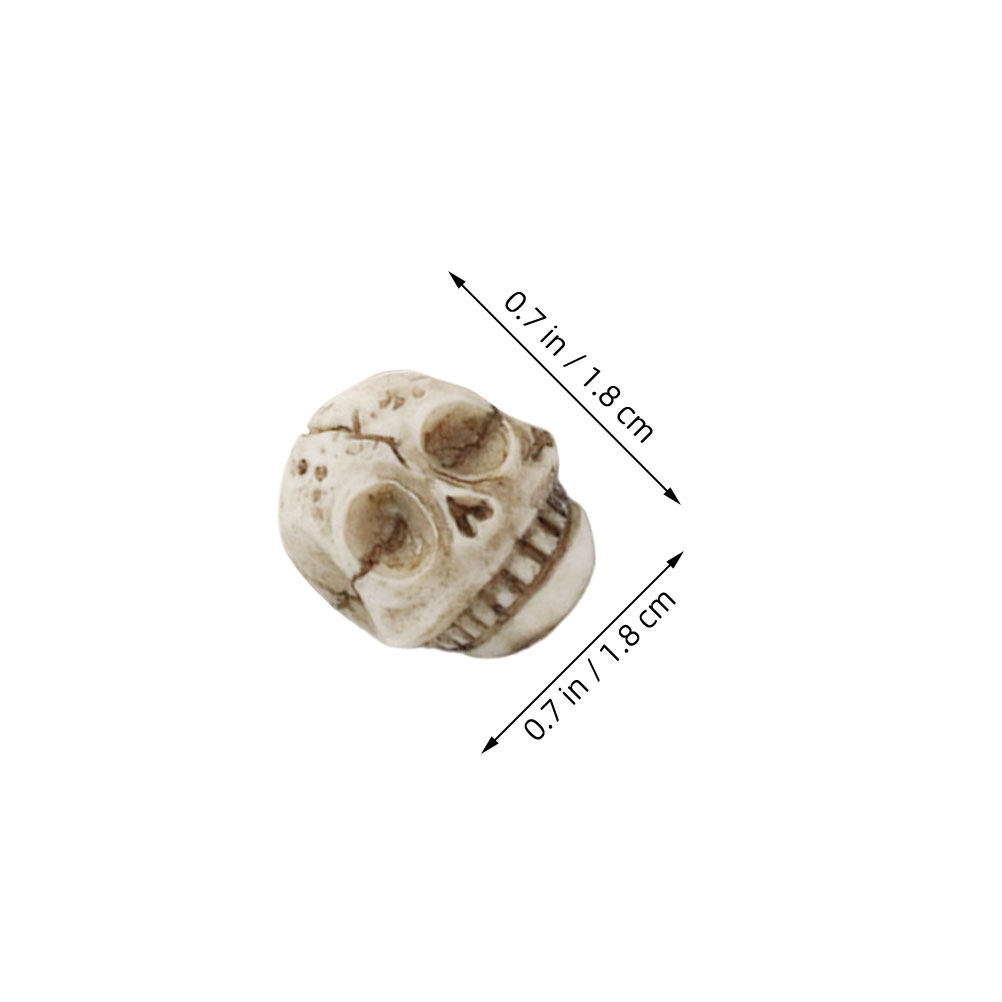20Pcs Resin Smiling Skull Deco - огляд і ціна Aquarium Decor