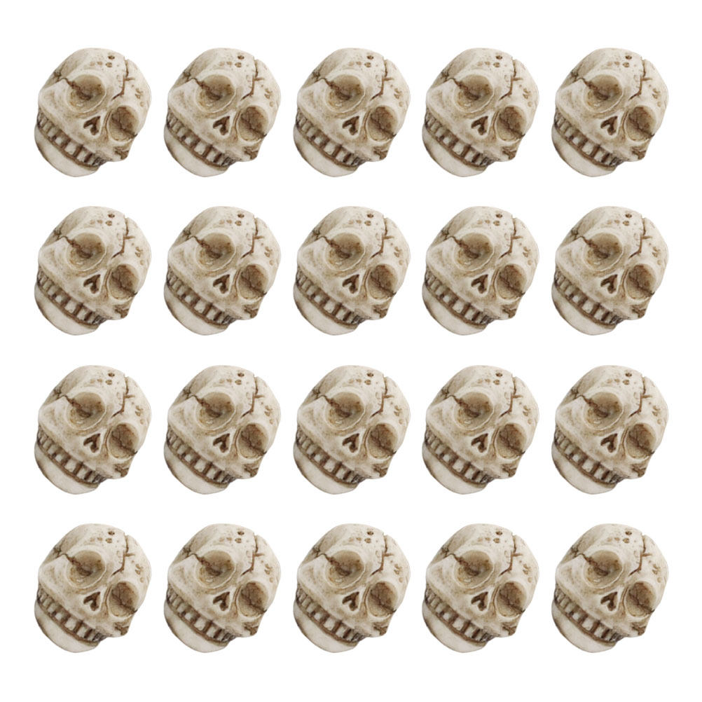 20Pcs Resin Smiling Skull Deco - огляд і ціна Aquarium Decor