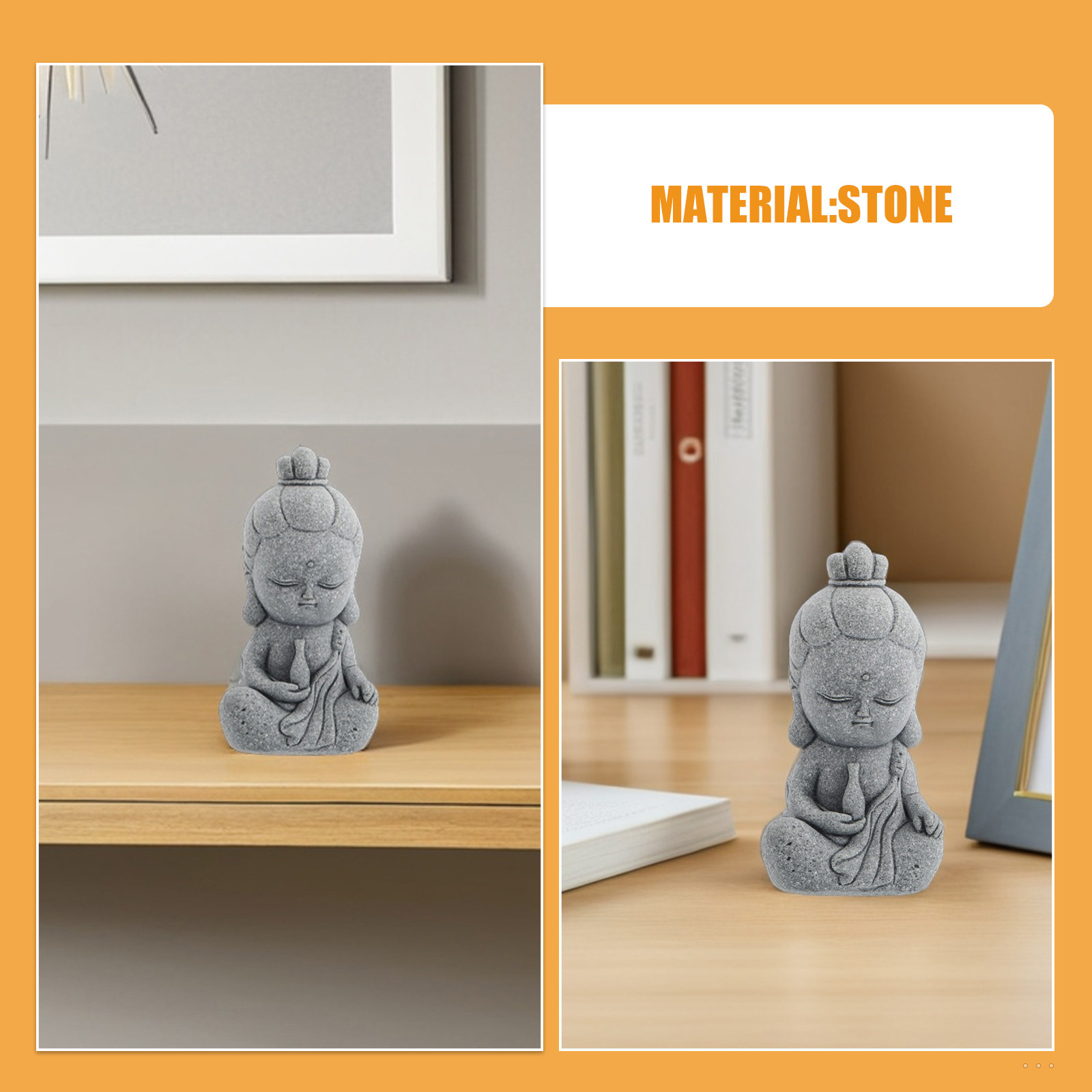 Mini Guan Yin Stone Buddha San - огляд і ціна Aquarium Decor