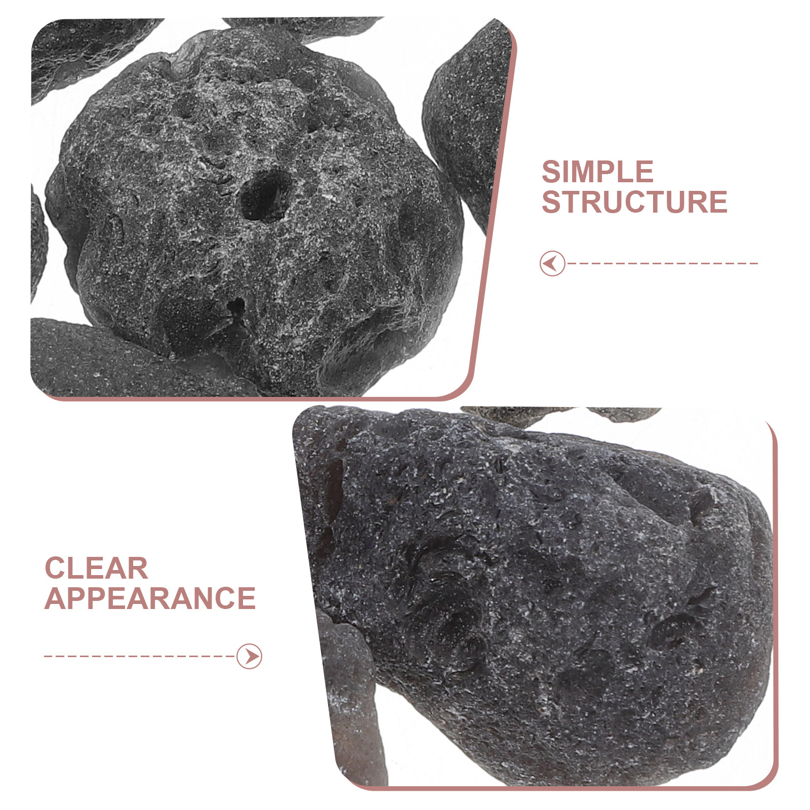 200G Natural Crystal Black Met - огляд і ціна Fish Tank Gravel
