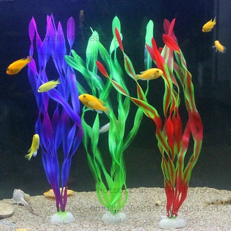 5/10pcs Plastic Aquarium Plant - огляд і ціна Aquarium Decor