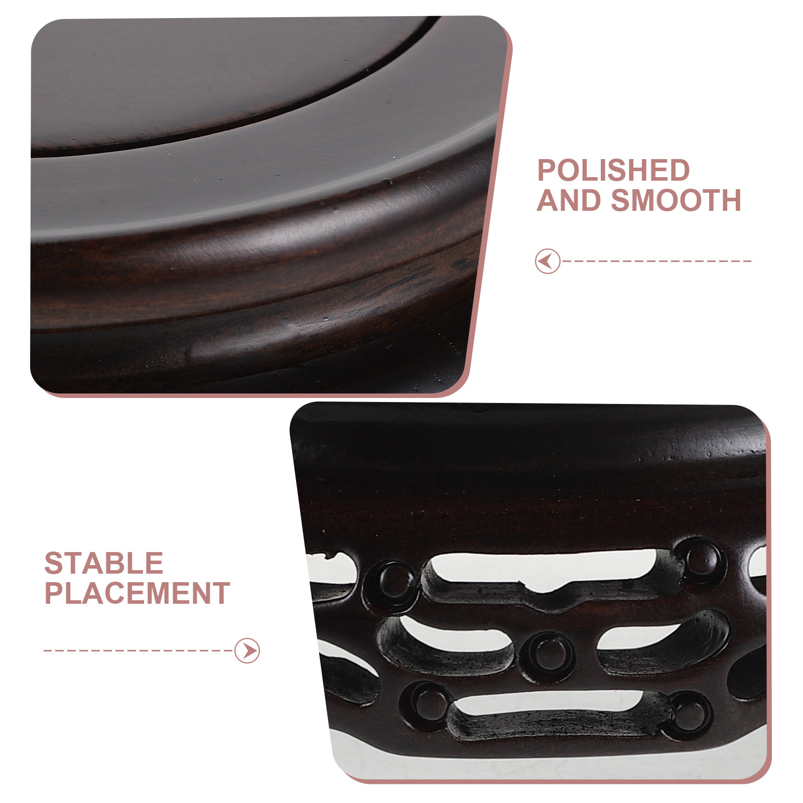Wooden Vase Display Stand Roun - огляд і ціна Aquarium Plants