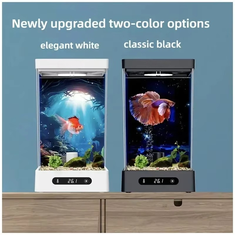 Smart Betta Fish Tank Mini Des - огляд і ціна Xiaomi Aquarium Fish Tank