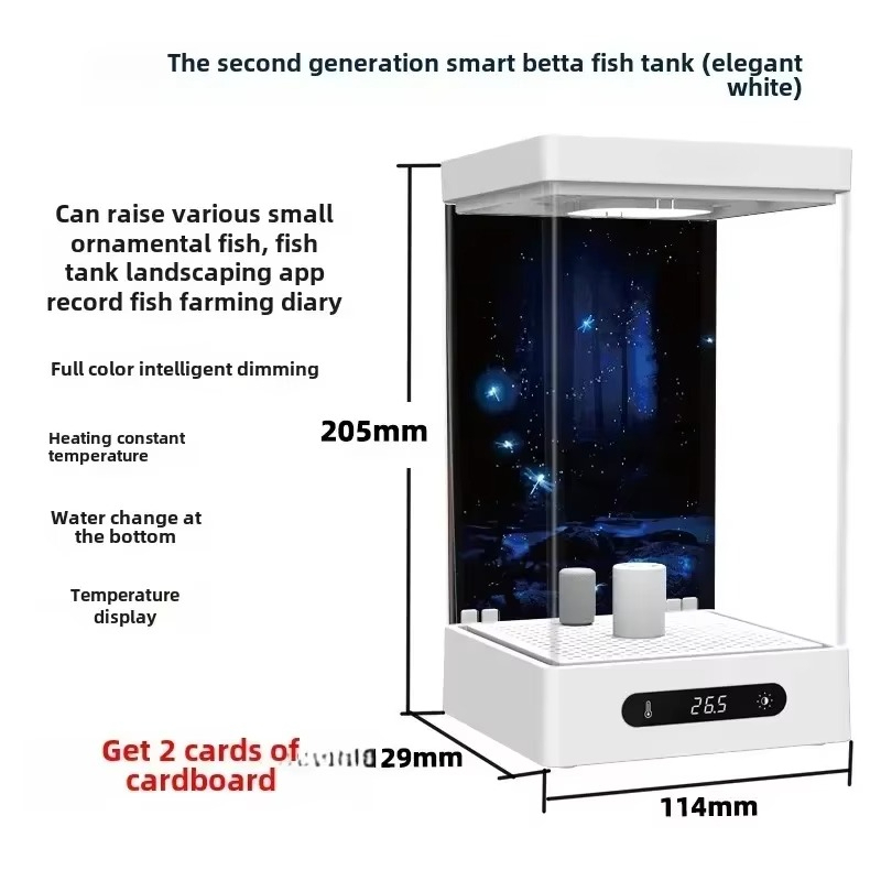 Smart Betta Fish Tank Mini Des - огляд і ціна Xiaomi Aquarium Fish Tank