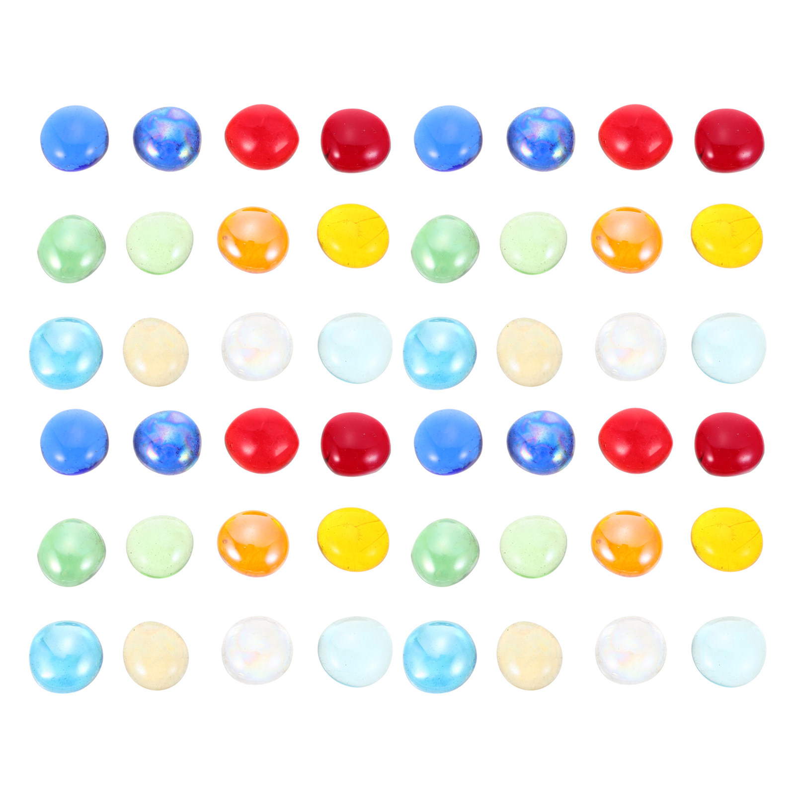 1 Bag Clear Flat Glass Marbles - огляд і ціна Aquarium Fish Tank
