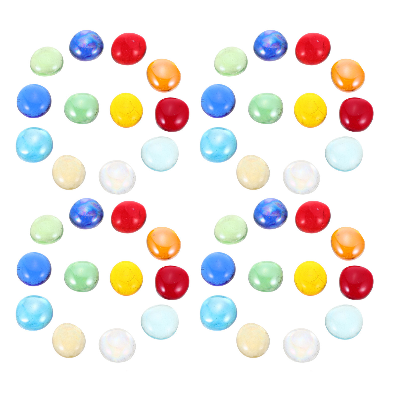 1 Bag Clear Flat Glass Marbles - огляд і ціна Aquarium Fish Tank