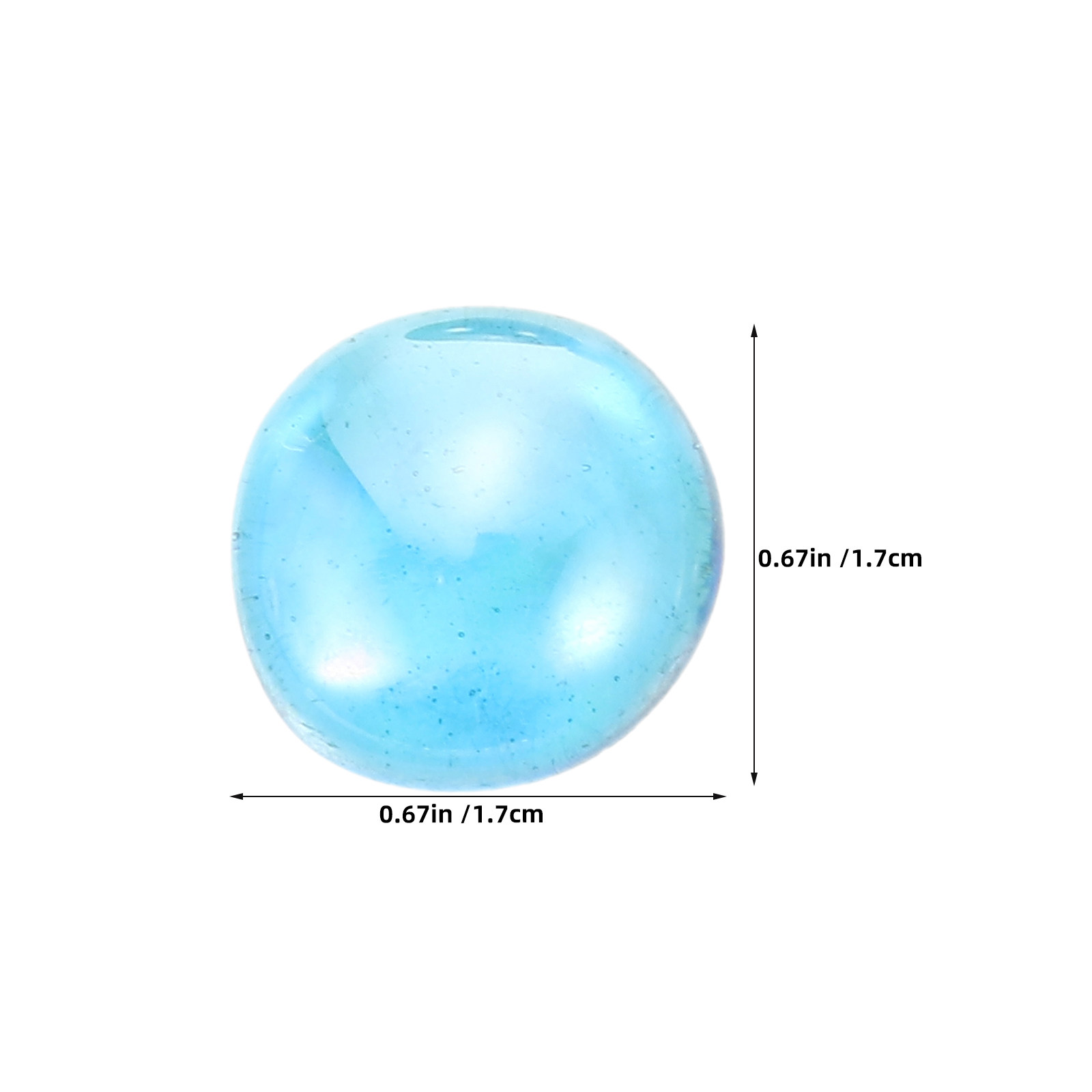 1 Bag Clear Flat Glass Marbles - огляд і ціна Aquarium Fish Tank