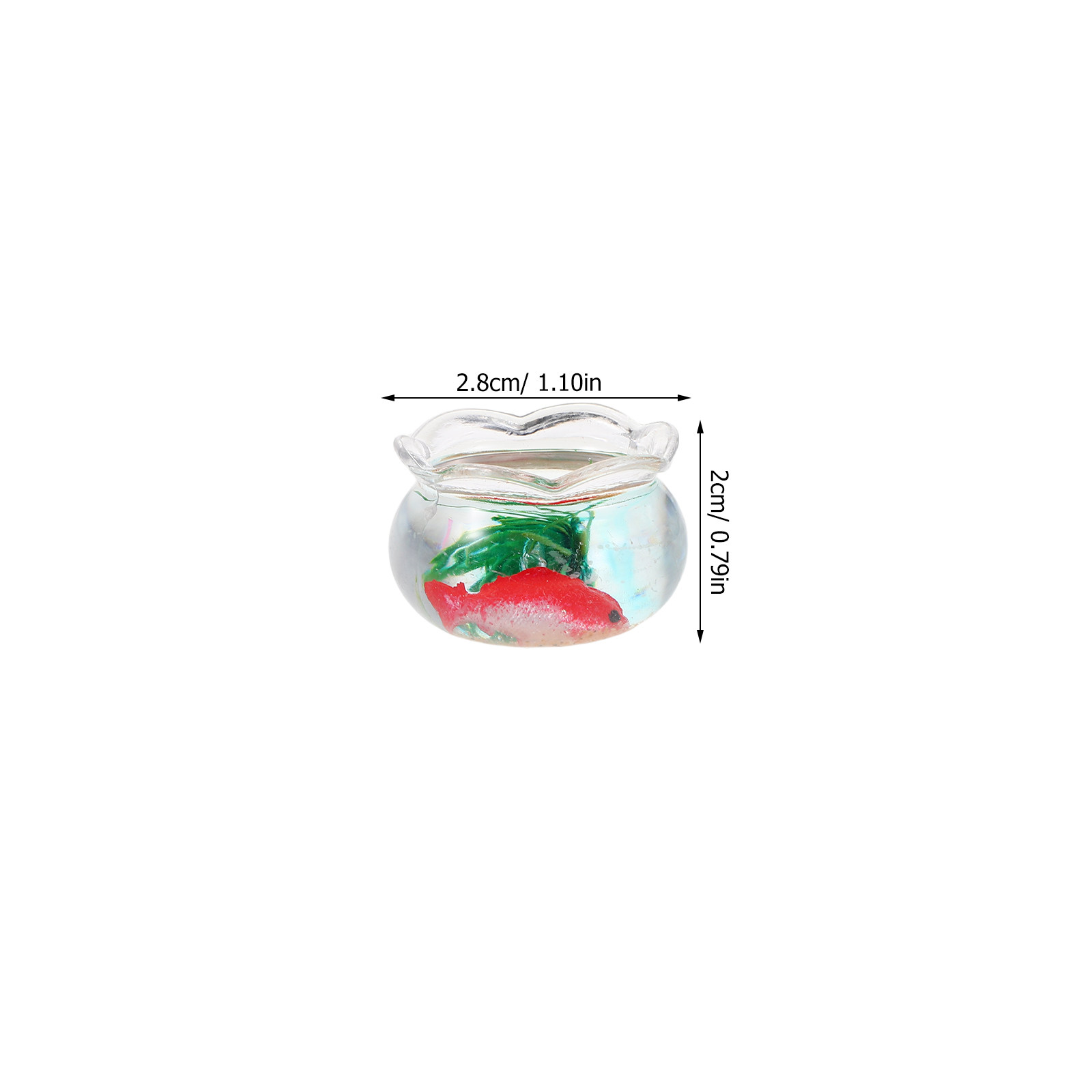 5pcs Miniature Koi Fish Tank:  - огляд і ціна Aquarium Plants