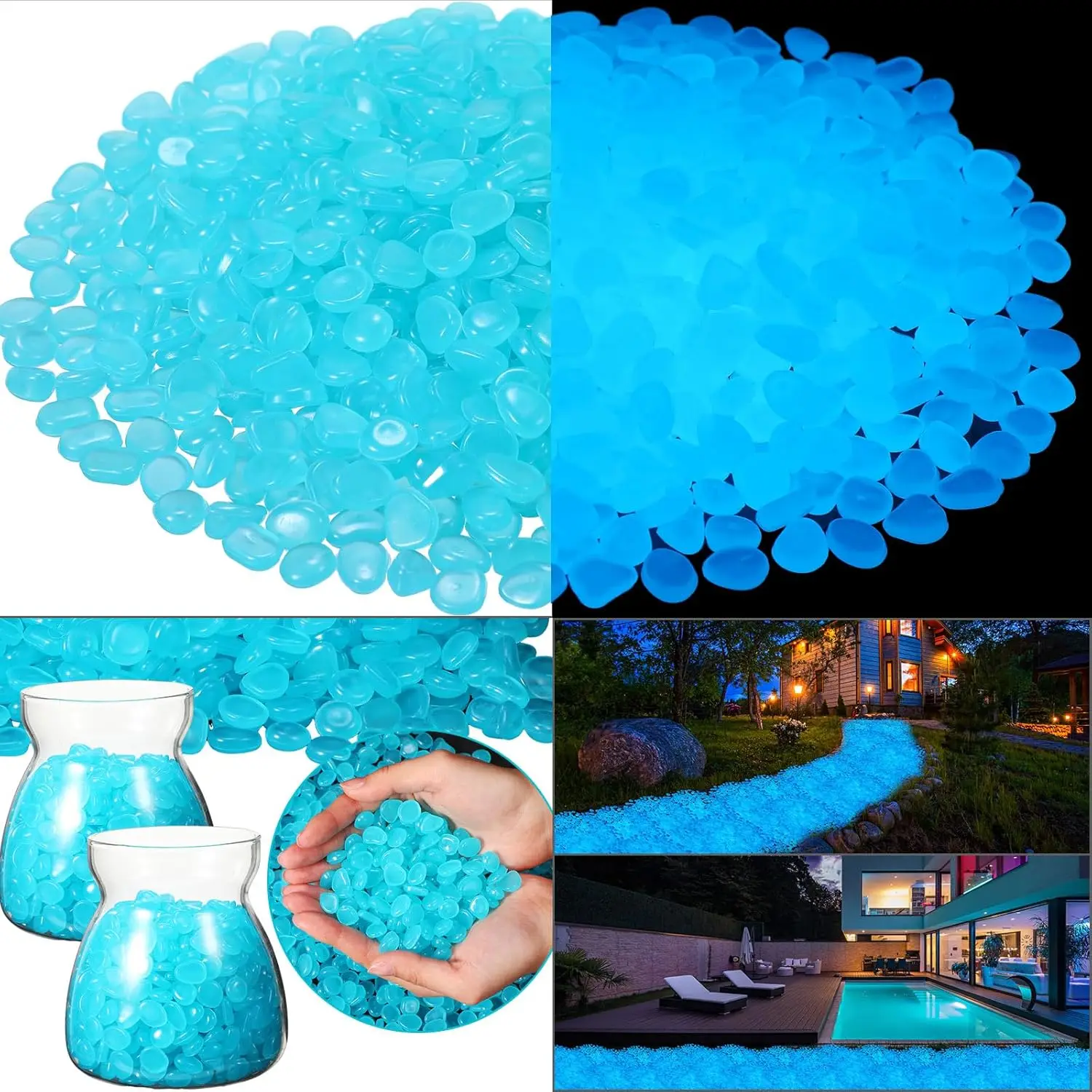 500Pcs Glow in The Dark Garden - огляд і ціна Fish Tank Gravel
