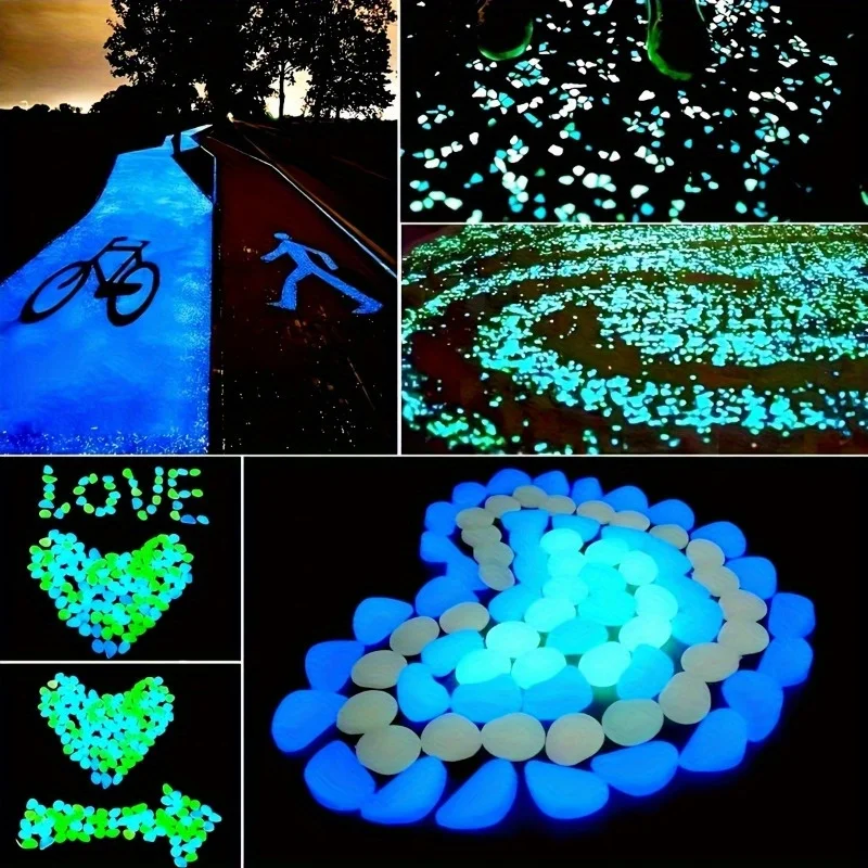 500Pcs Glow in The Dark Garden - огляд і ціна Fish Tank Gravel