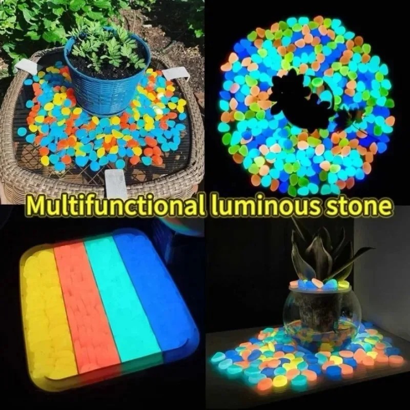 100-1000PCS Luminous Stone Gar - огляд і ціна Fish Tank Gravel