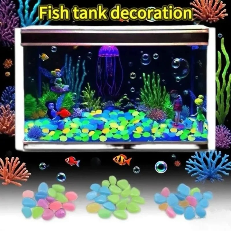 100-1000PCS Luminous Stone Gar - огляд і ціна Fish Tank Gravel